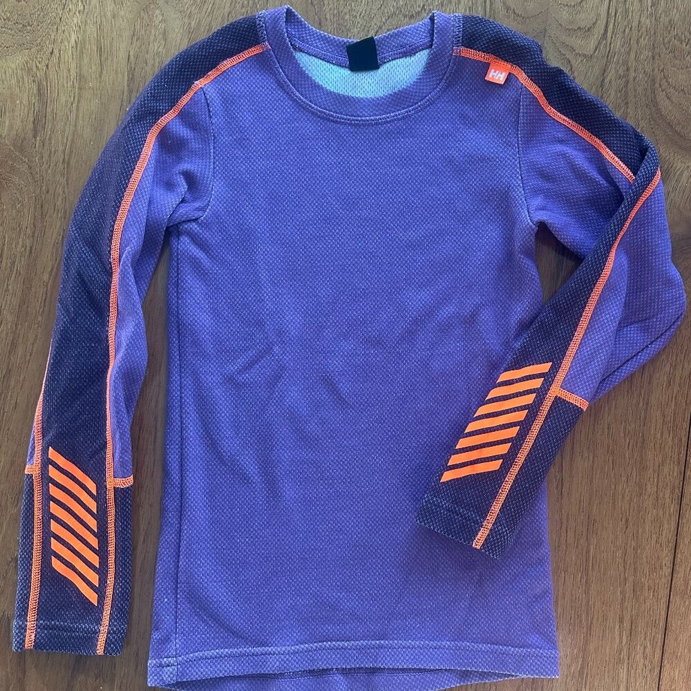 Helly Hansen Juniors Merino Midweight Base Layer Set (Size 8)